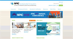 Desktop Screenshot of apic.org