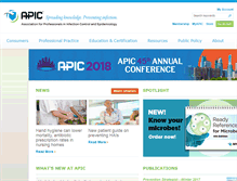 Tablet Screenshot of apic.org