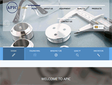 Tablet Screenshot of apic.com.mx