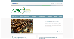 Desktop Screenshot of apic.org.br