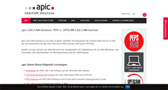 Desktop Screenshot of apic.de